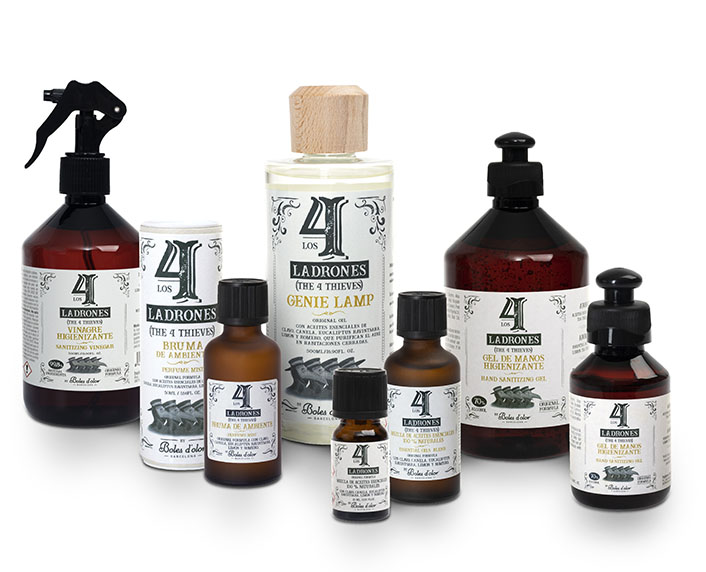Productos higienizantes basados en aceites esenciales 